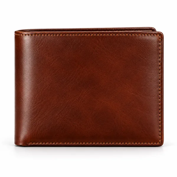 Premium Bifold Wallet in brown leather